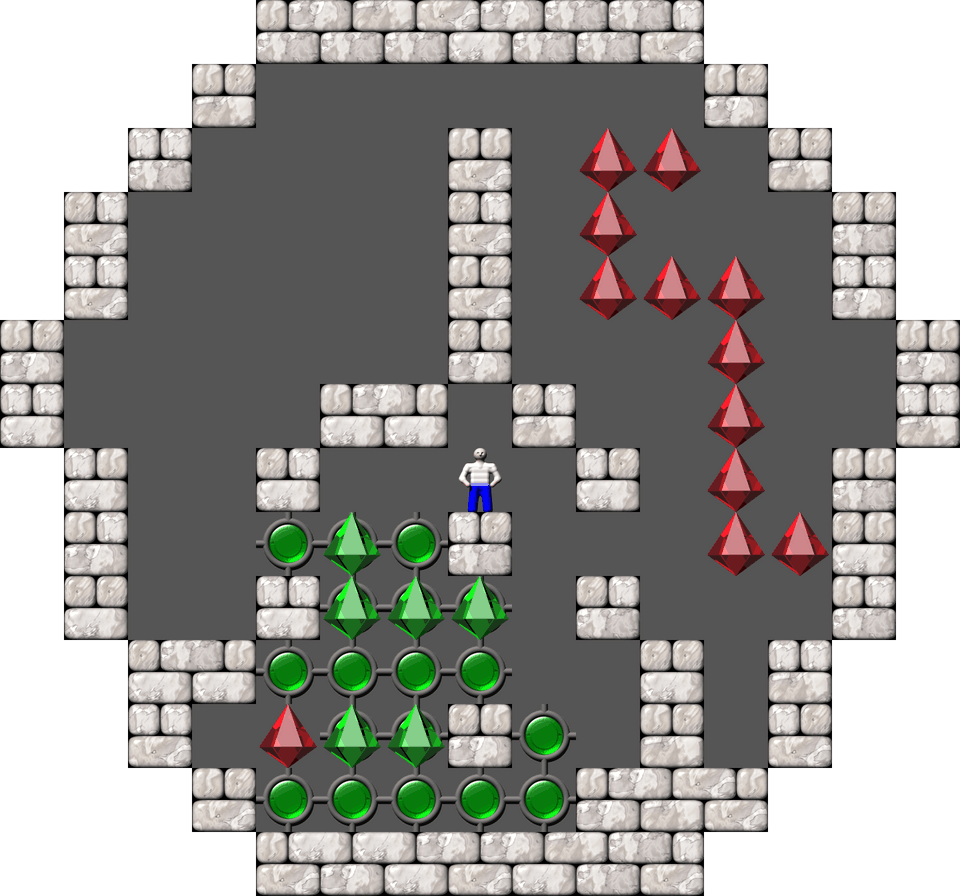 Sokoban ACSmileys 4 level 135